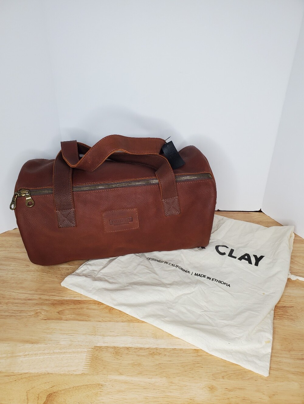 Parker Clay Omo Overnight Bag Duffel Leather